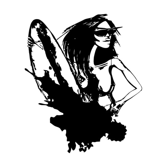 Wall Vinyl Sticker Decor Sport Surf Surfing Ocean Sport Beach Window Decals