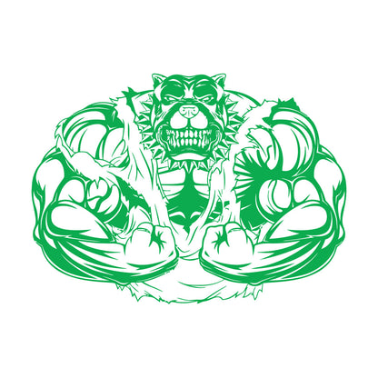 Lettering Decals Power Sport Bulldog Energy Muscles Animal Do Not Damage The Wall Surface