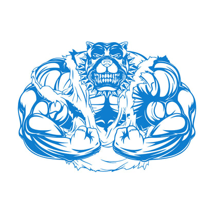 Lettering Decals Power Sport Bulldog Energy Muscles Animal Do Not Damage The Wall Surface