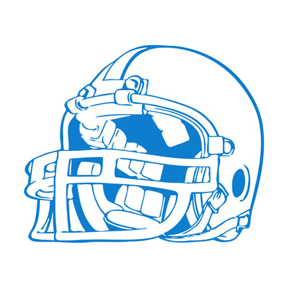 Lettering Stickers American Football Helmet Player Fans Equipped With Transfer Film Kit