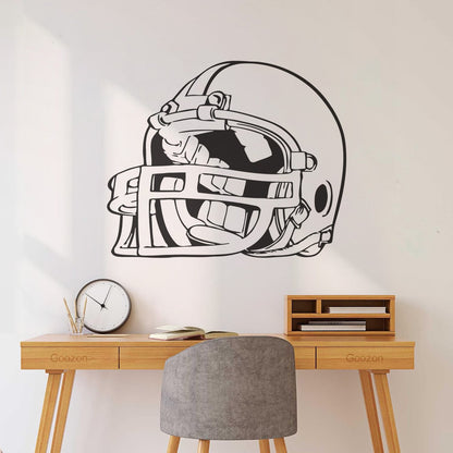 Lettering Stickers American Football Helmet Player Fans Equipped With Transfer Film Kit