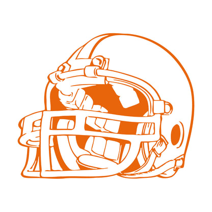 Lettering Stickers American Football Helmet Player Fans Equipped With Transfer Film Kit
