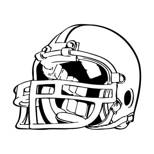 Lettering Stickers American Football Helmet Player Fans Equipped With Transfer Film Kit
