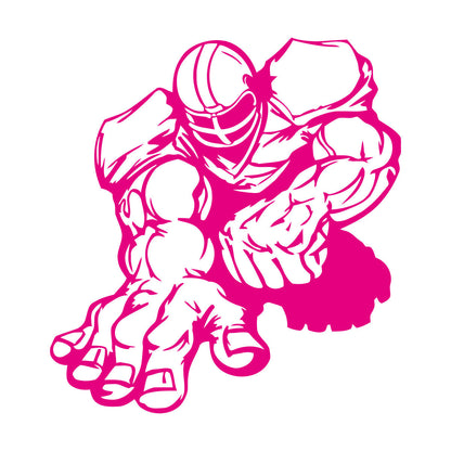 American Football Player Sports Cool Wall Decals Paster Paper Easy Installation