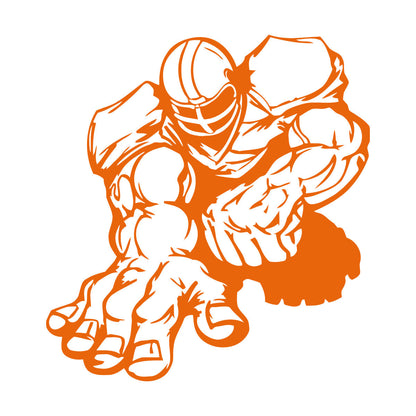 American Football Player Sports Cool Wall Decals Paster Paper Easy Installation