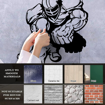 American Football Player Sports Cool Wall Decals Paster Paper Easy Installation