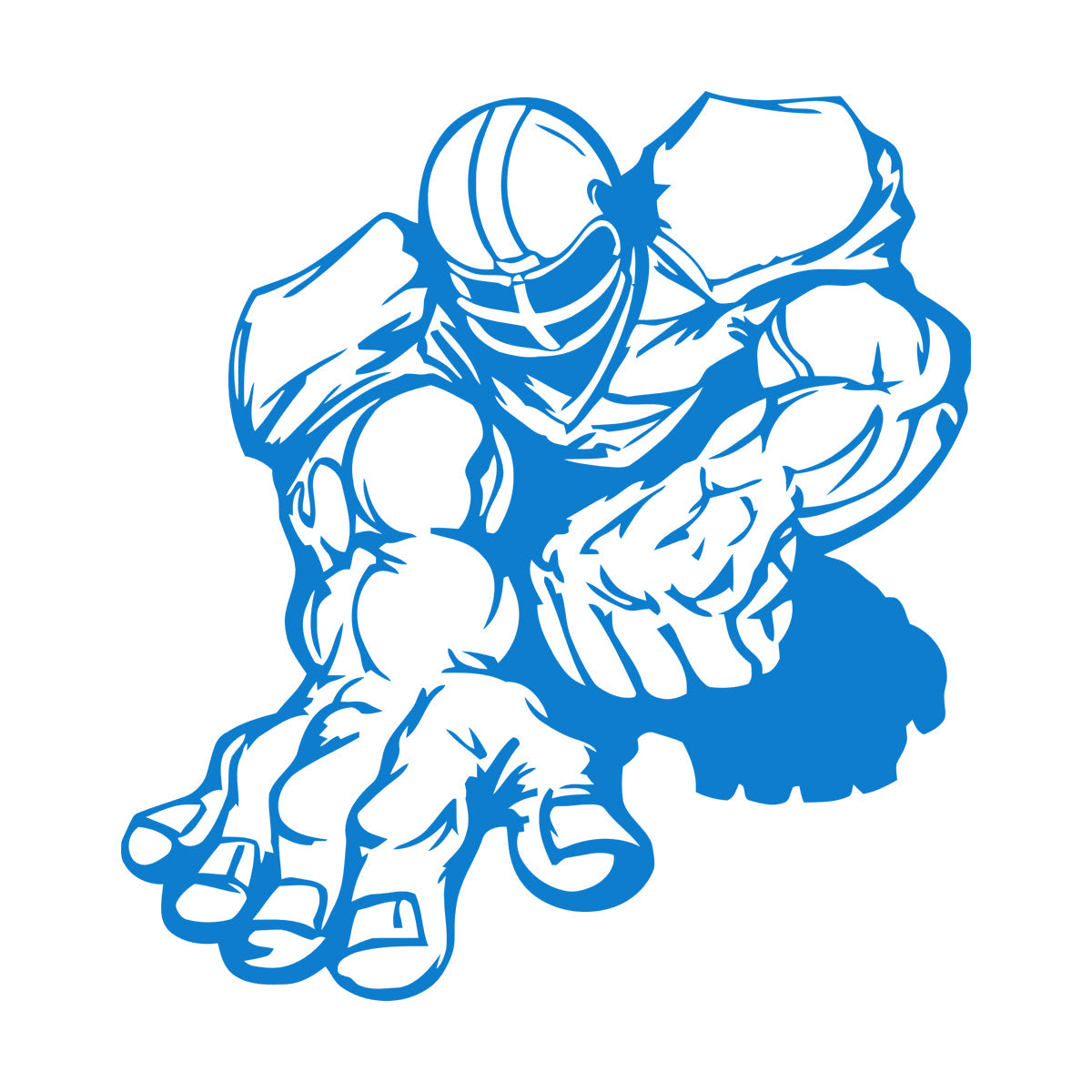 American Football Player Sports Cool Wall Decals Paster Paper Easy Installation