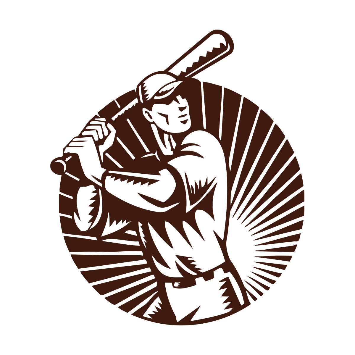 Vinyl Wall Stickers Baseball Player Sports Bat Ball Art Mural Painting