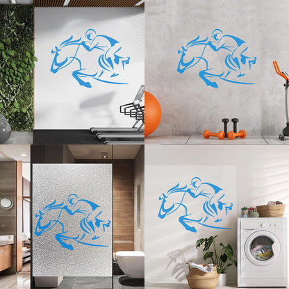 Vinyl Wall Decals Rider Horse Racing Horseback Riding Waterproof
