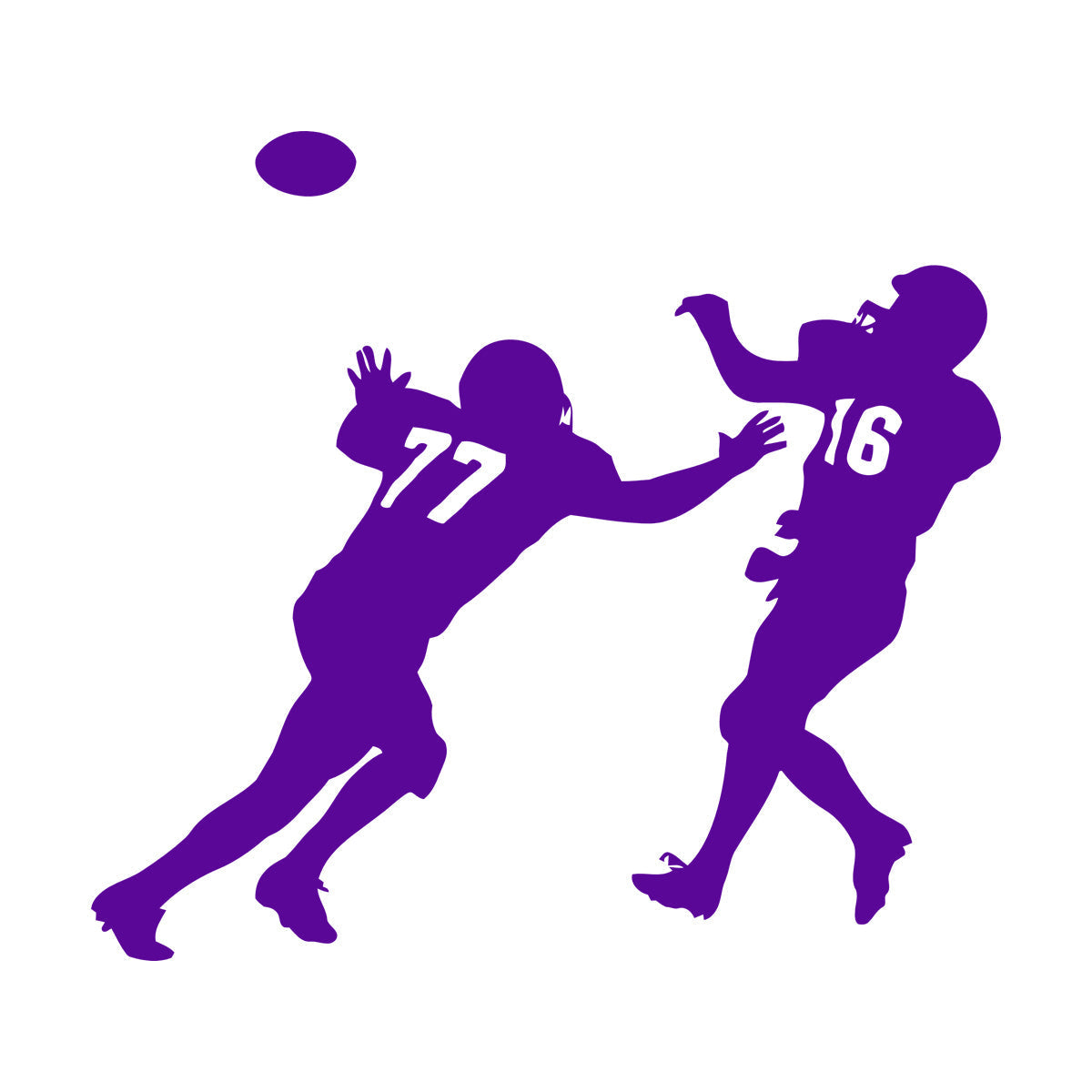 Wall Stickers Football Player Sport Wide Receiver Super Bowl Car Body Decoration
