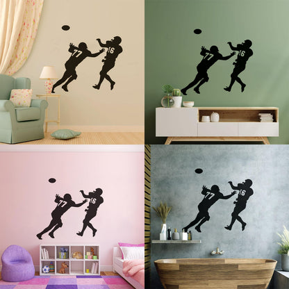 Wall Stickers Football Player Sport Wide Receiver Super Bowl Car Body Decoration