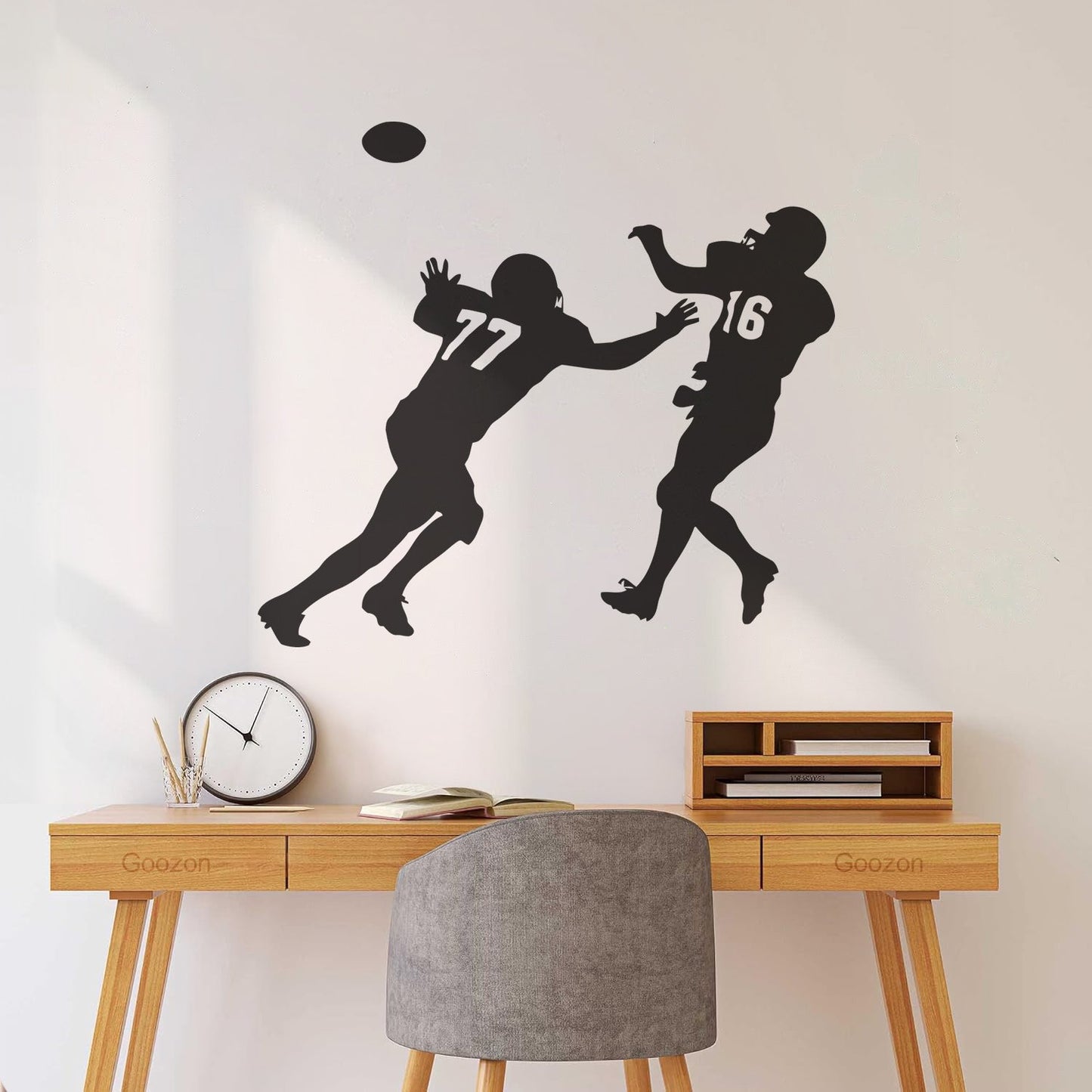 Wall Stickers Football Player Sport Wide Receiver Super Bowl Car Body Decoration