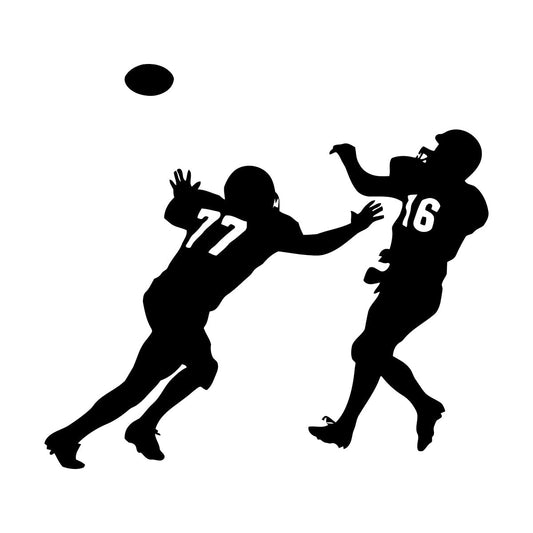 Wall Stickers Football Player Sport Wide Receiver Super Bowl Car Body Decoration