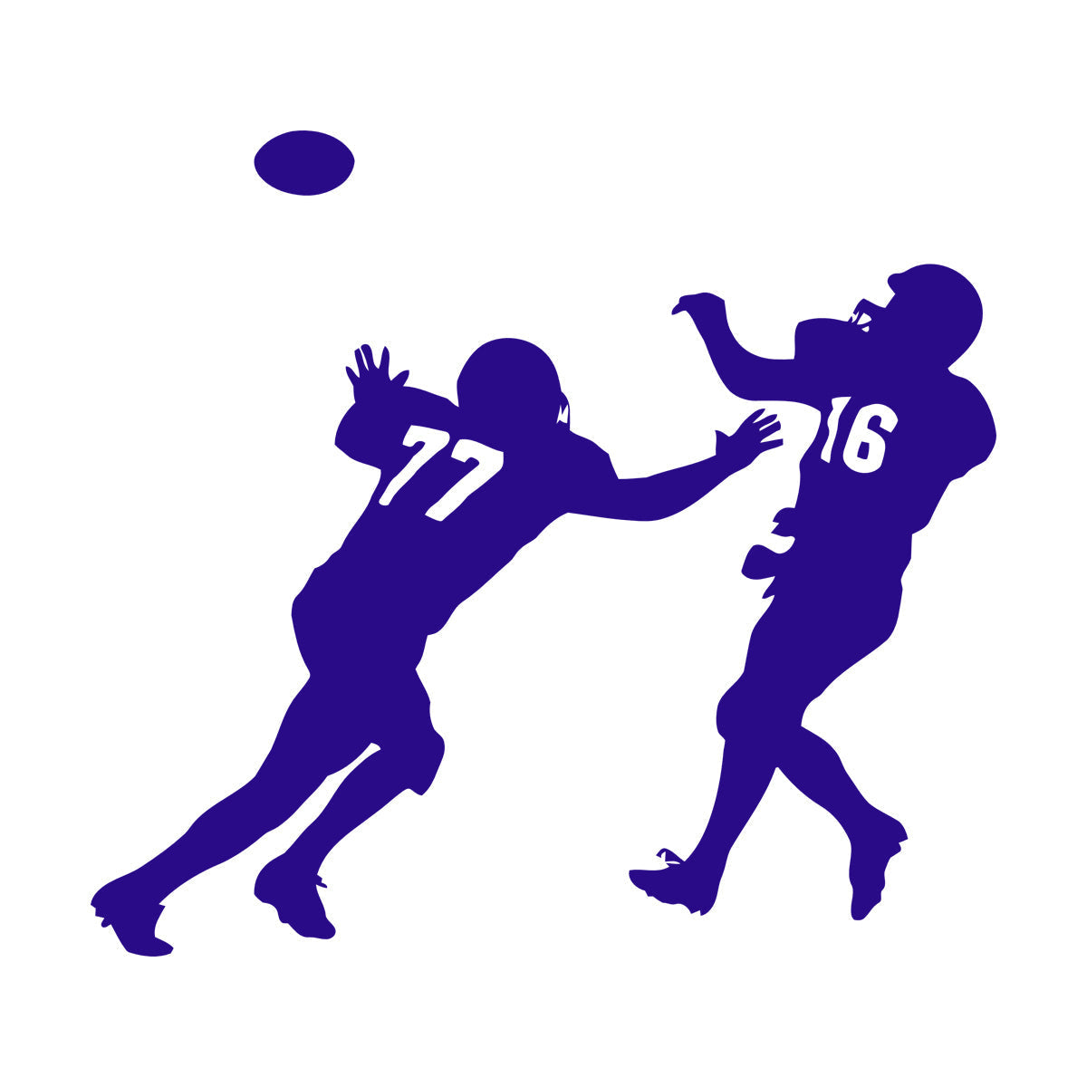 Wall Stickers Football Player Sport Wide Receiver Super Bowl Car Body Decoration
