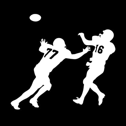 Wall Stickers Football Player Sport Wide Receiver Super Bowl Car Body Decoration