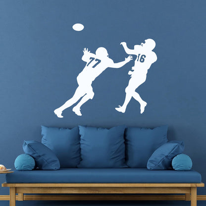Wall Stickers Football Player Sport Wide Receiver Super Bowl Car Body Decoration