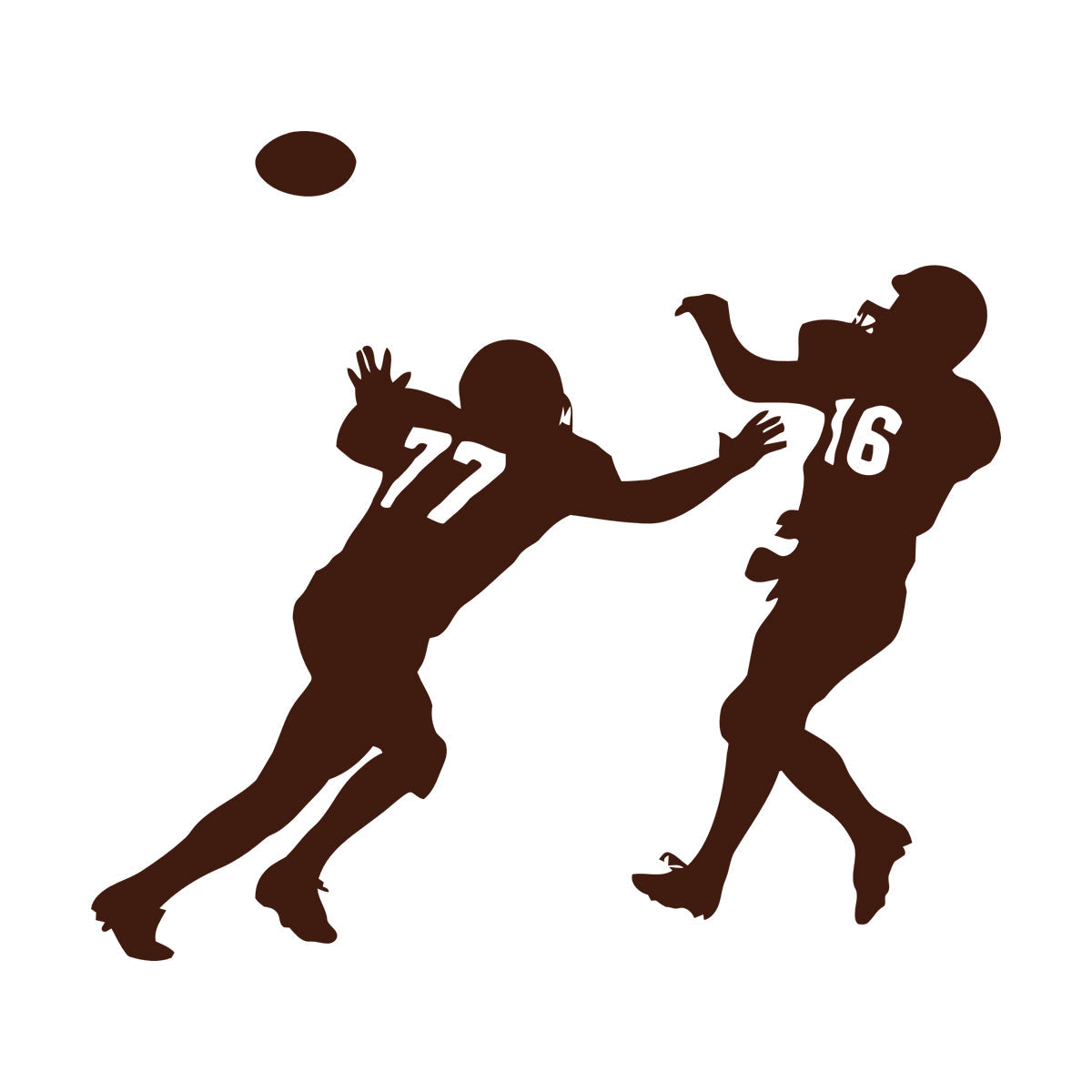 Wall Stickers Football Player Sport Wide Receiver Super Bowl Car Body Decoration