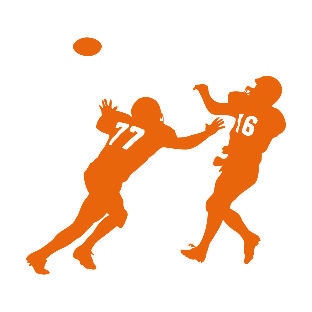 Wall Stickers Football Player Sport Wide Receiver Super Bowl Car Body Decoration