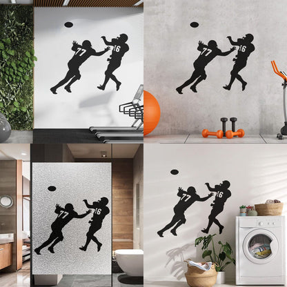 Wall Stickers Football Player Sport Wide Receiver Super Bowl Car Body Decoration