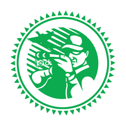 Wall Decals Pvc Hunter Hunting Rifle Shooter Sport Removable Without Leaving Glue