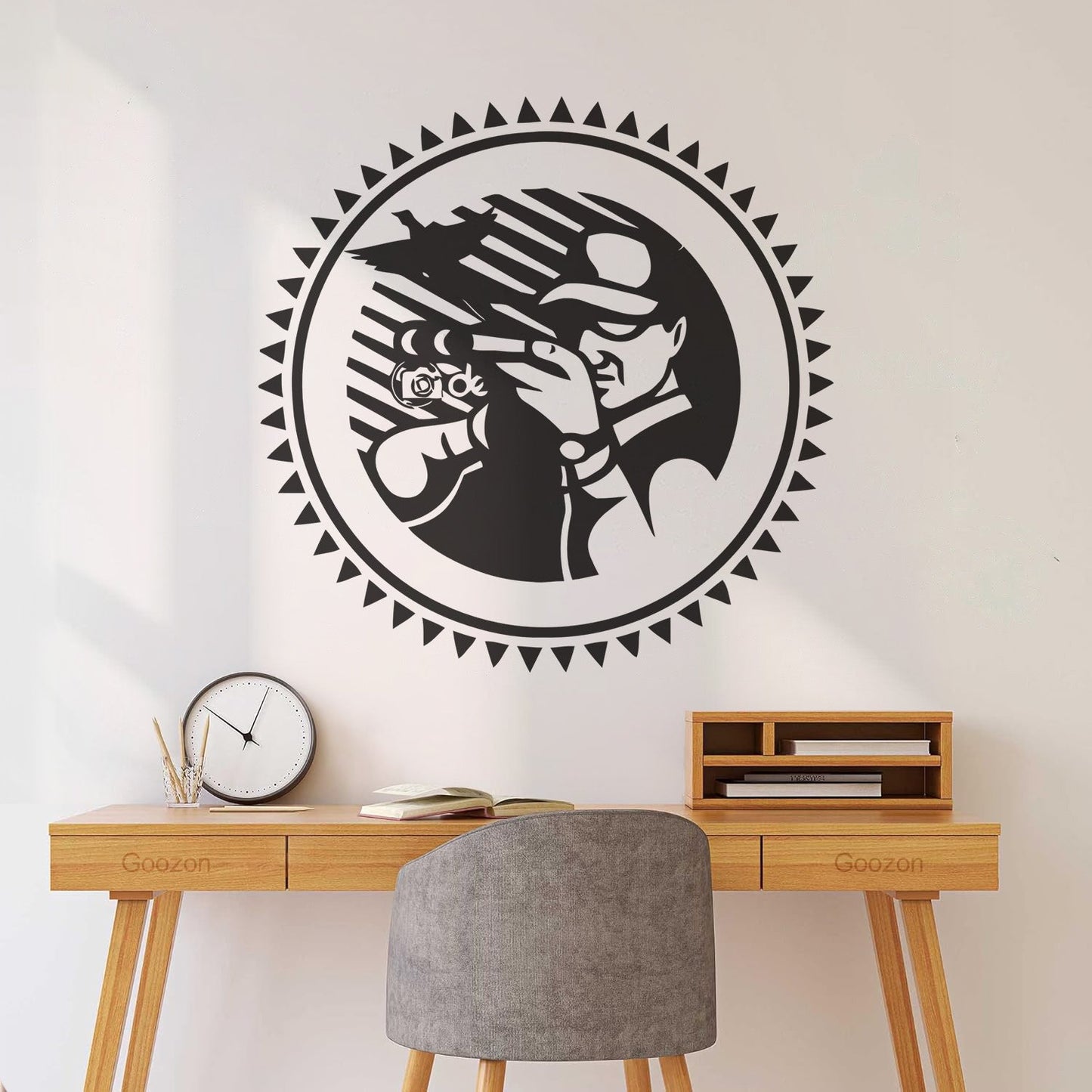 Wall Decals Pvc Hunter Hunting Rifle Shooter Sport Removable Without Leaving Glue