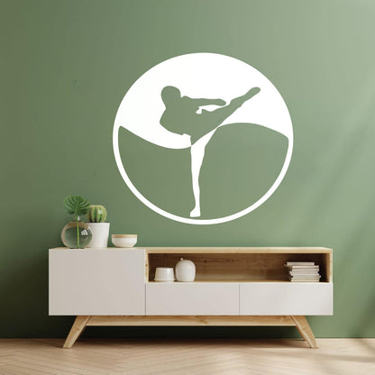 Lettering Stickers Karate Combat Sports Oriental Martial Arts Self Adhesive