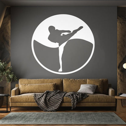 Lettering Stickers Karate Combat Sports Oriental Martial Arts Self Adhesive