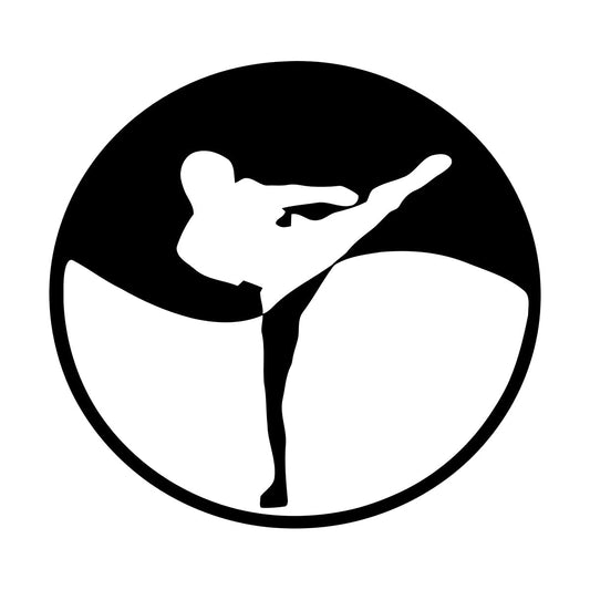 Lettering Stickers Karate Combat Sports Oriental Martial Arts Self Adhesive