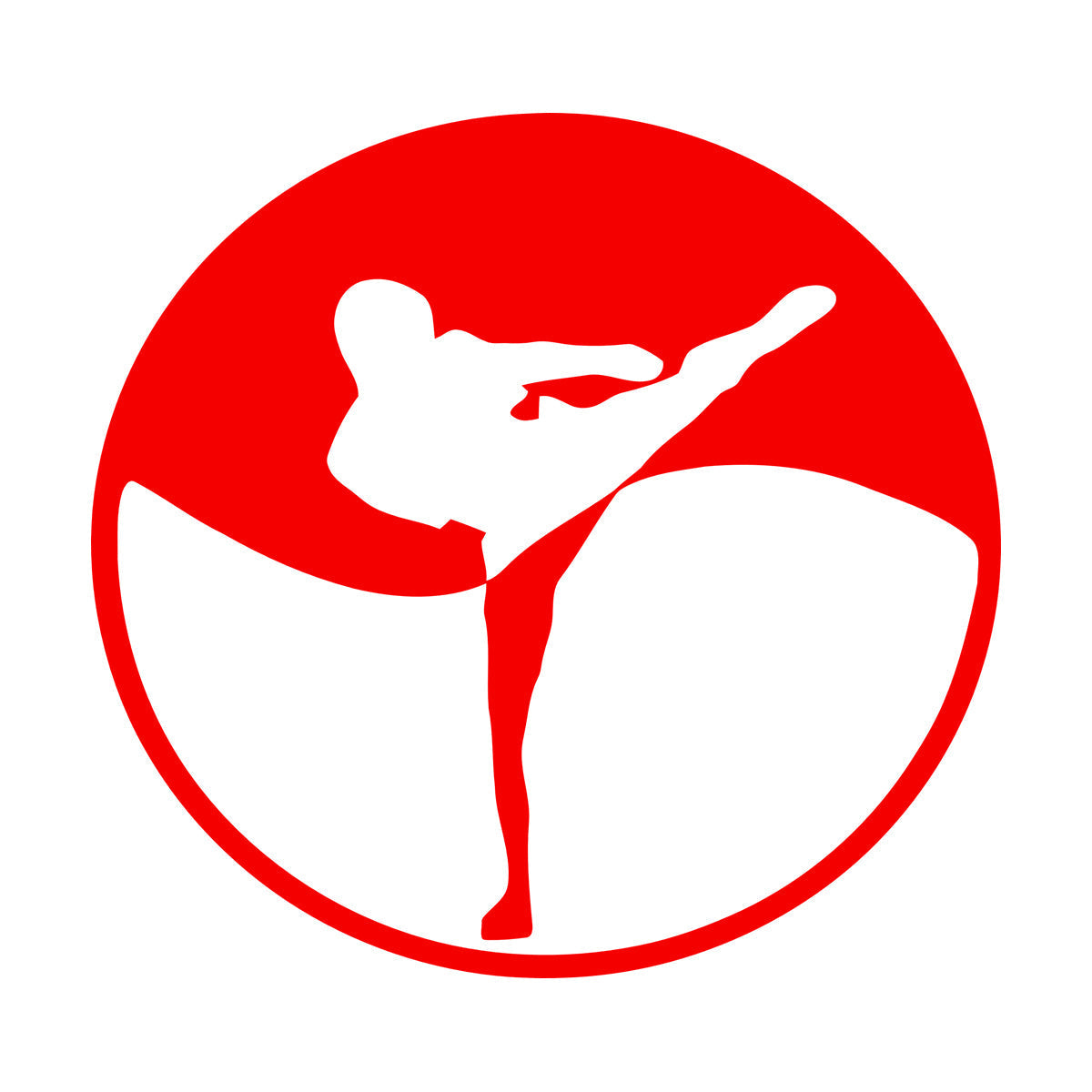 Lettering Stickers Karate Combat Sports Oriental Martial Arts Self Adhesive