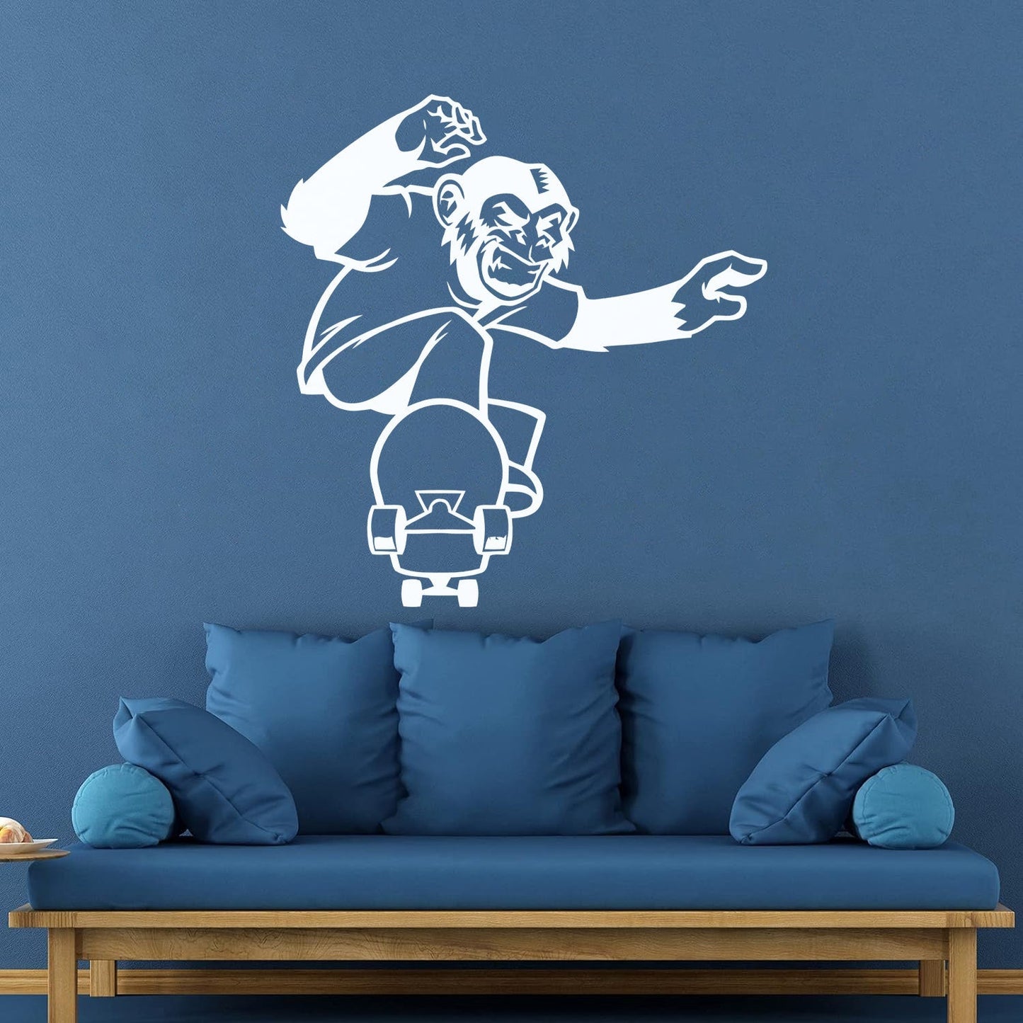Scateboard Extreme Sport Animal Monkey Vinyl Wall Stickers Multi Color Selection