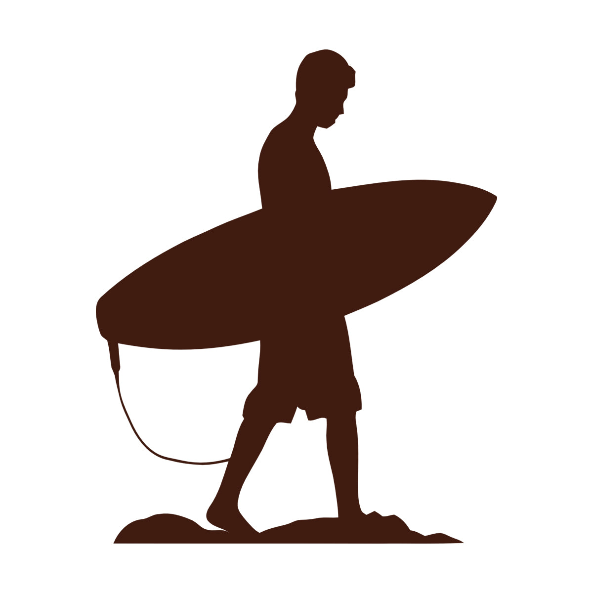 Wall Decals Serfer Serfing Water Sport Ocean Beach Equipped With Transfer Film Kit