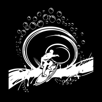 Vinyl Wall Decals Serfing Serfer Ocean Water Sport Easy Installation