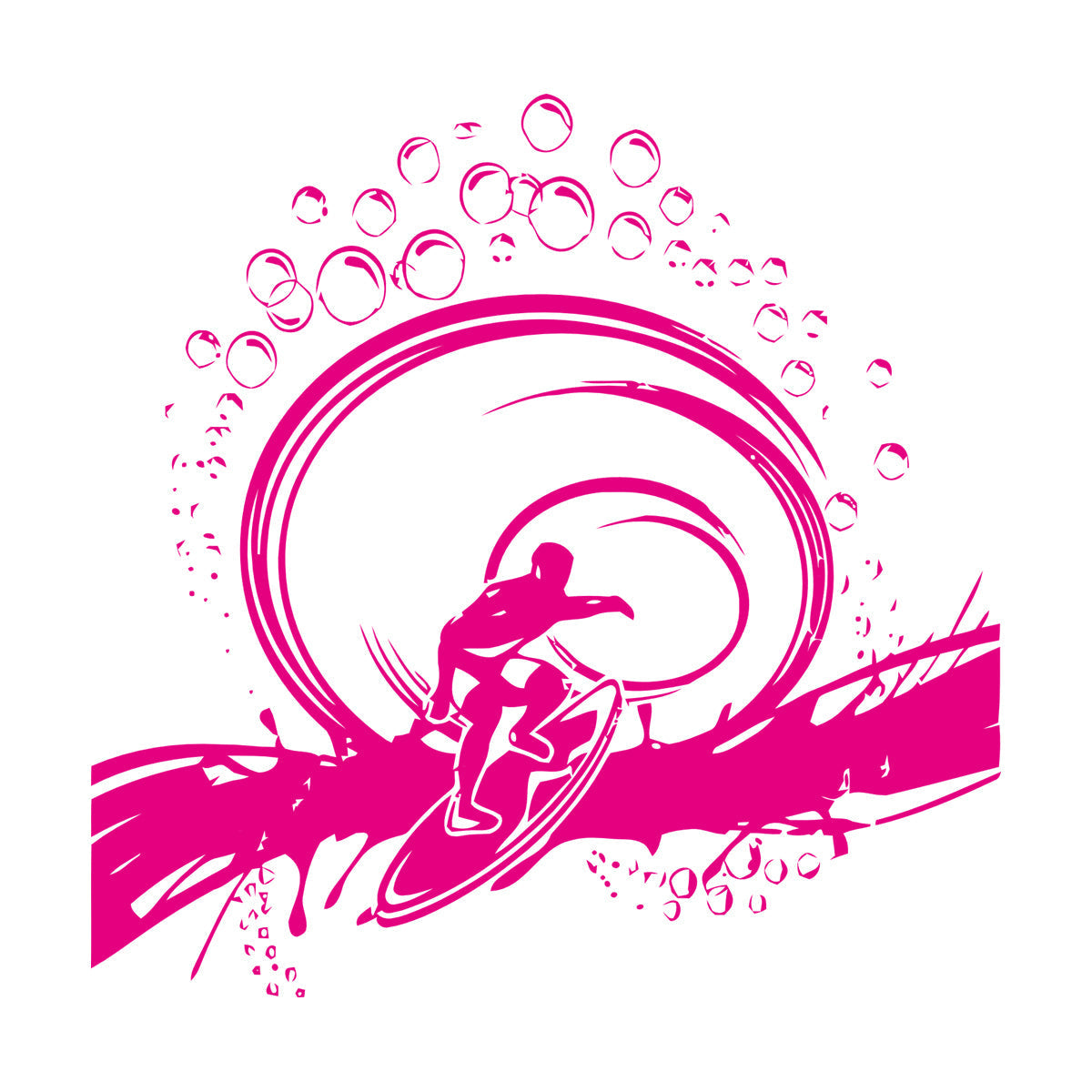 Vinyl Wall Decals Serfing Serfer Ocean Water Sport Easy Installation