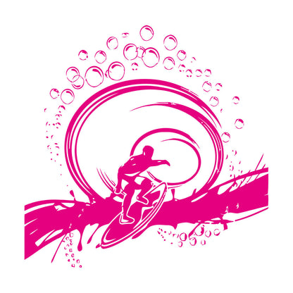 Vinyl Wall Decals Serfing Serfer Ocean Water Sport Easy Installation