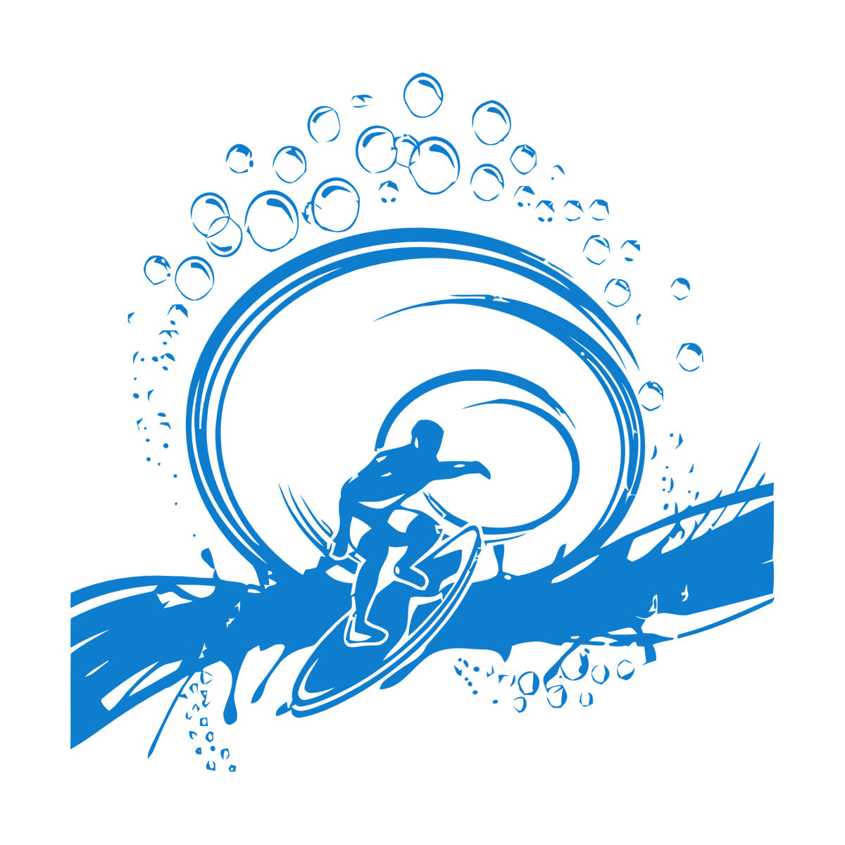 Vinyl Wall Decals Serfing Serfer Ocean Water Sport Easy Installation