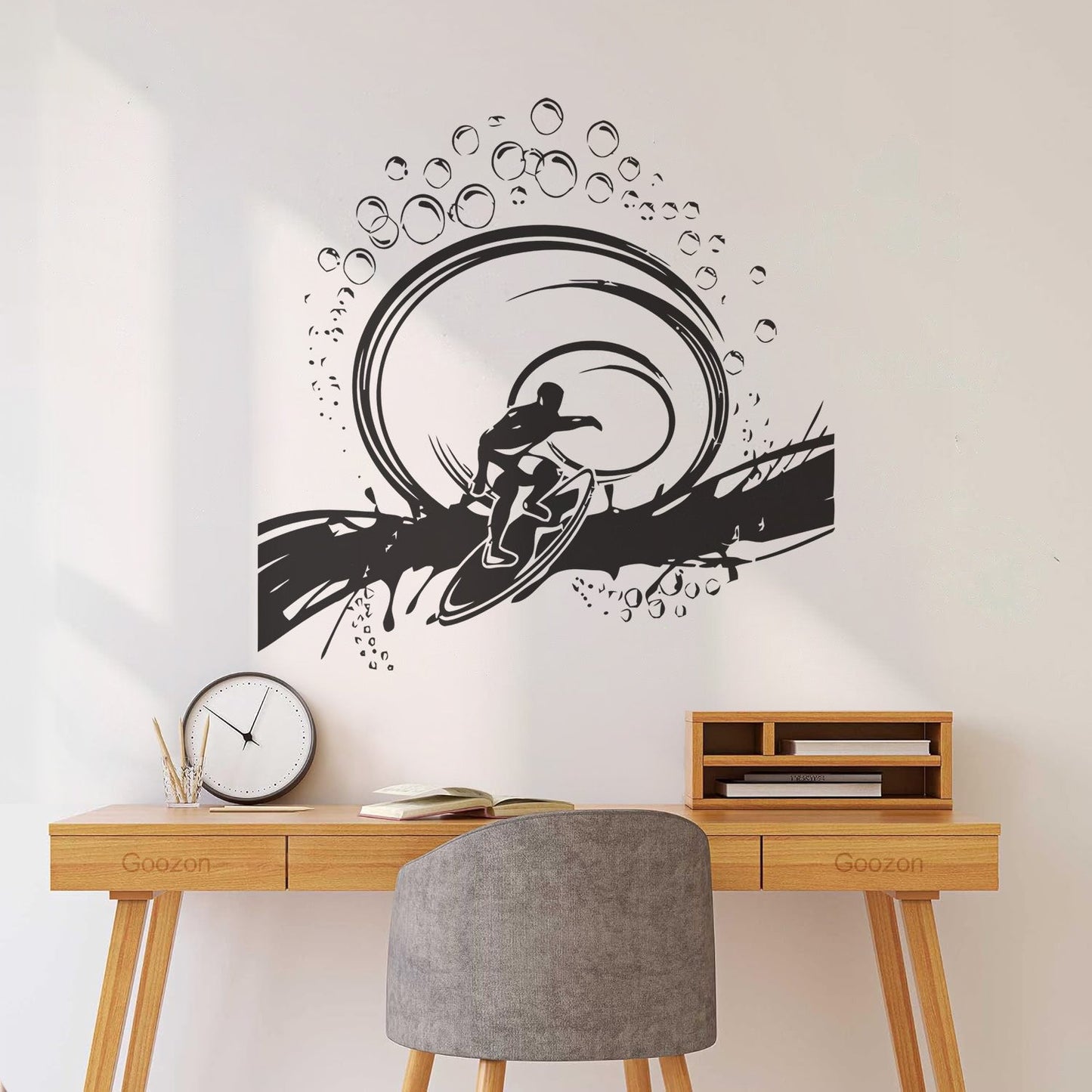 Vinyl Wall Decals Serfing Serfer Ocean Water Sport Easy Installation