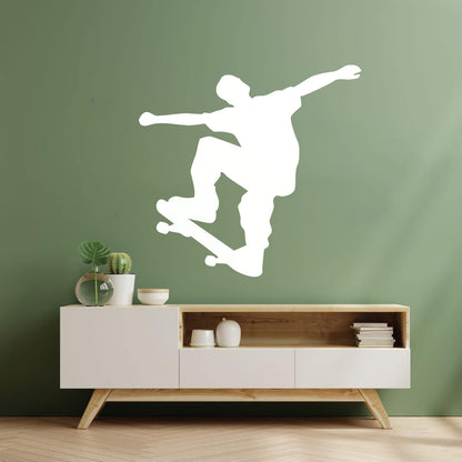 Engraving Decals Skateboarder Extreme Action Sports Board Art Mural Painting