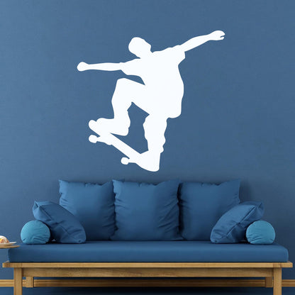 Engraving Decals Skateboarder Extreme Action Sports Board Art Mural Painting