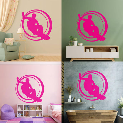 Skateboard Extreme Sports Youth Mural And Wall Vinyl Decal Multiple Size Options