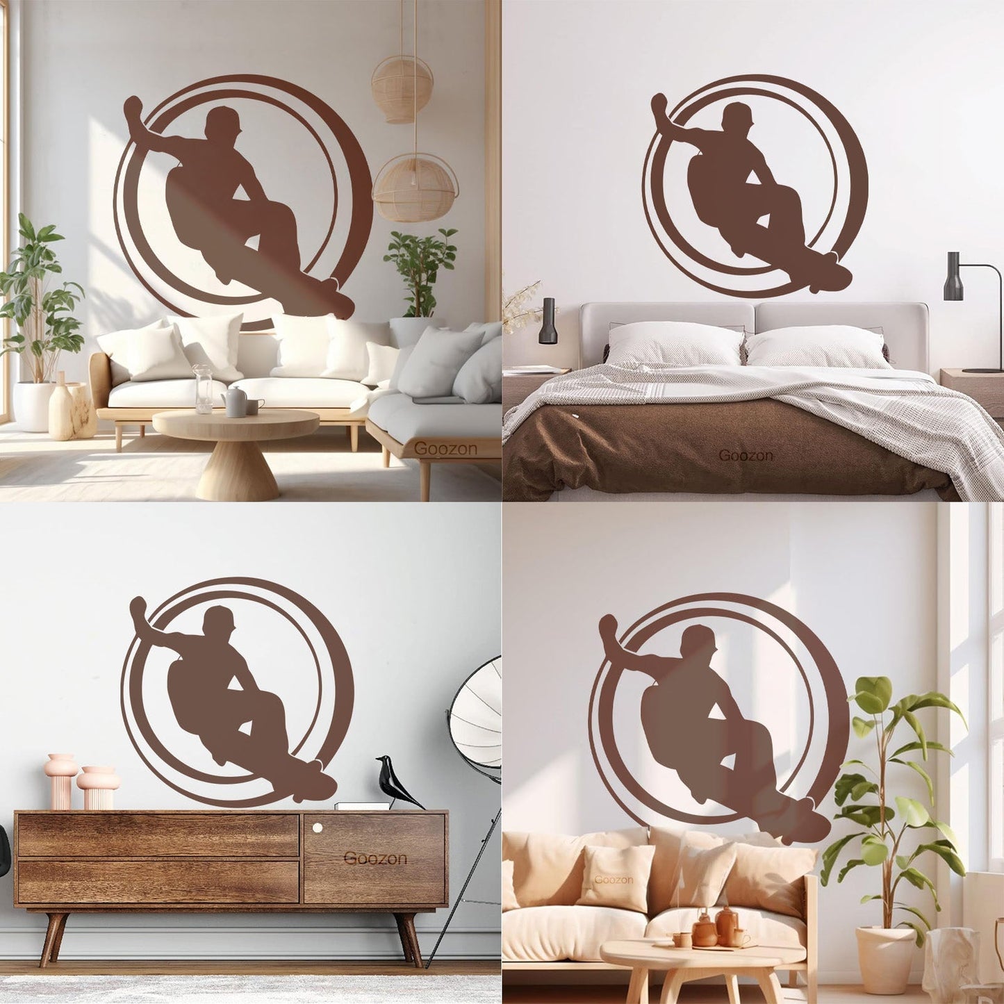 Skateboard Extreme Sports Youth Mural And Wall Vinyl Decal Multiple Size Options