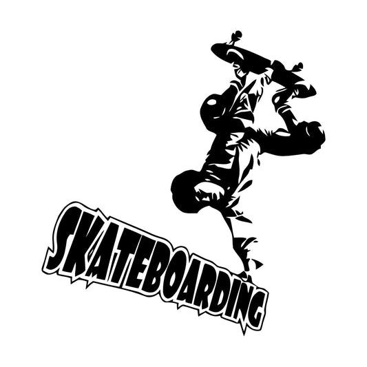 Wall Vinyl Sticker Decor Skateboarding Extreme Sports It Won'T Fall Off