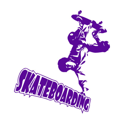 Wall Vinyl Sticker Decor Skateboarding Extreme Sports It Won'T Fall Off