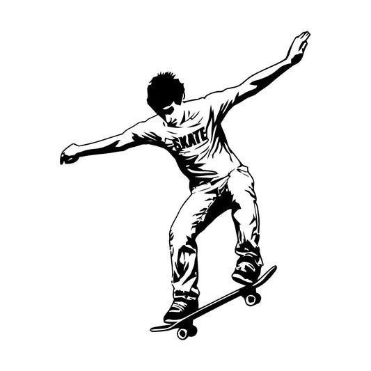 Fine Carving Stickers Skateboard Street Sports Skate Teen Personalized Customization