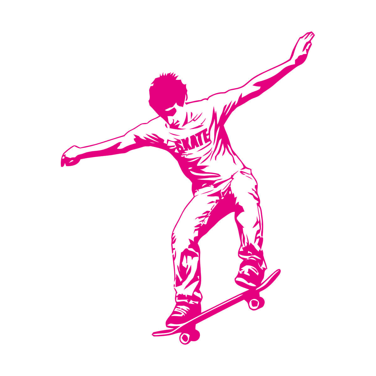 Fine Carving Stickers Skateboard Street Sports Skate Teen Personalized Customization