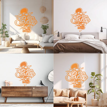 Wall Stickers Skate Skateboard Extreme Teen Street Sport Can Modify And Add Information