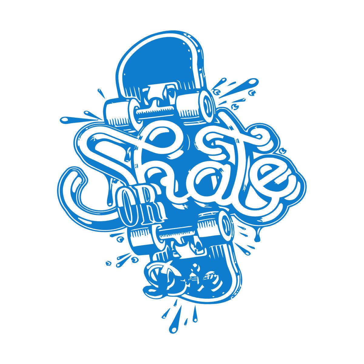 Wall Stickers Skate Skateboard Extreme Teen Street Sport Can Modify And Add Information