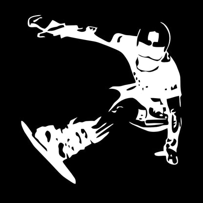 Snowboard Winter Sport Extreme Snowboarding Engraving Stickers Car Body Decoration