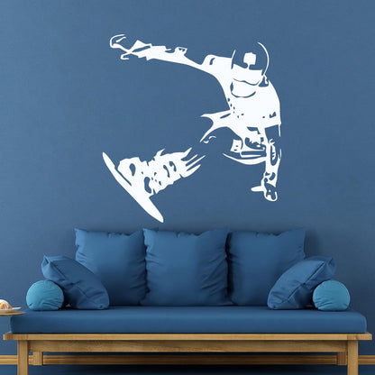 Snowboard Winter Sport Extreme Snowboarding Engraving Stickers Car Body Decoration