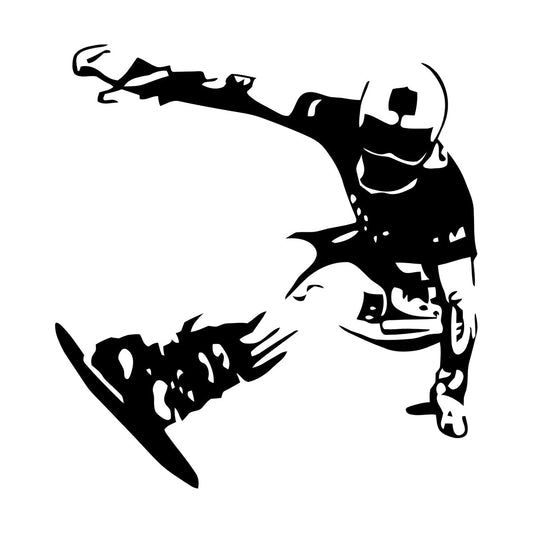 Snowboard Winter Sport Extreme Snowboarding Engraving Stickers Car Body Decoration