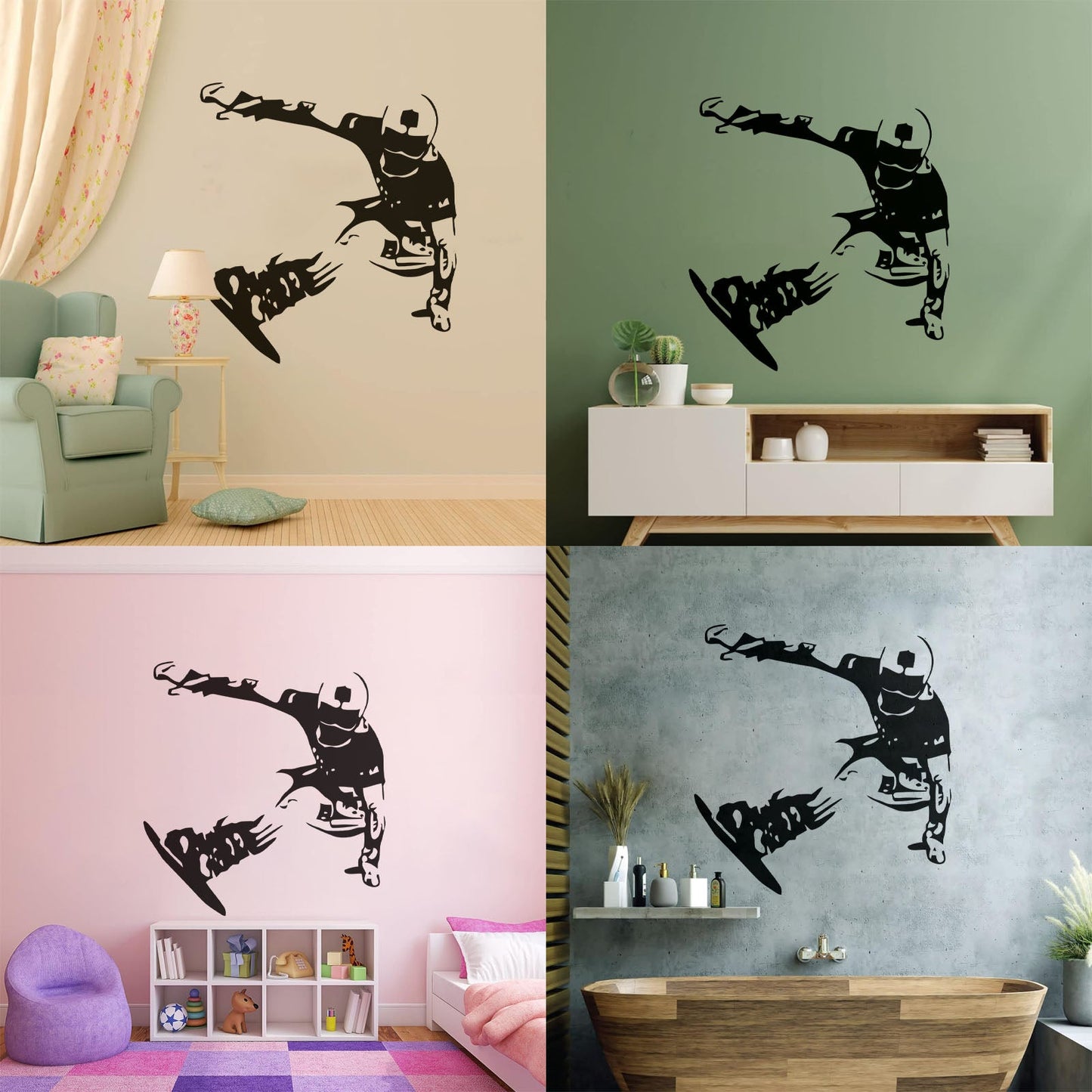 Snowboard Winter Sport Extreme Snowboarding Engraving Stickers Car Body Decoration